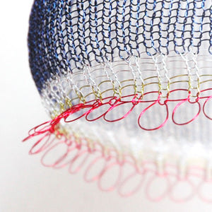 wire crochet pendant light - YoolaDesign