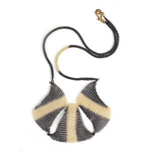 wire crochet statement necklace - YoolaDesign