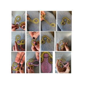 SHOSHKE - wire crochet art work