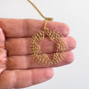 Star of David necklace for woman - Gold Magen David pendant- YoolaDesign