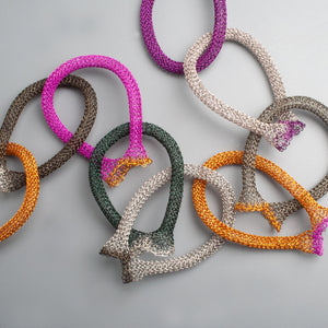 wire crochet chain LINKS pattern - Yooladesign