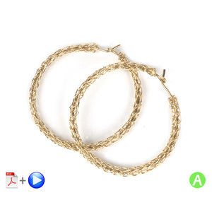 wire hoop earrings tutorial - Yooladesign