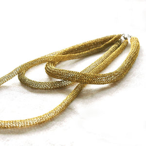 Wire crochet tube necklace PDF pattern learn how to crochet YoolaTube - Yooladesign
