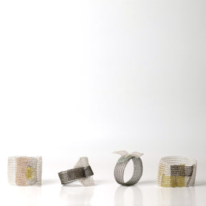 7 unique bracelets clasp - NEW wire crochet designs