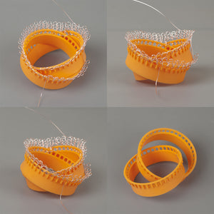 More ways to use the ISK wire crochet starter looms