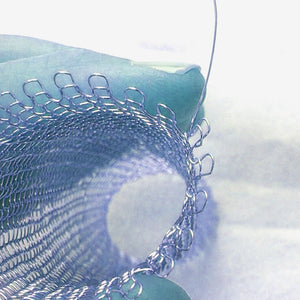 yoolacuff wire crochet bracelet detail