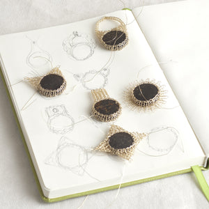 NEW Crochet Gemstone Jewelry & New Design study