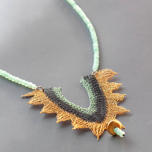 Oriental wire crochet jewelry- Yooladesign