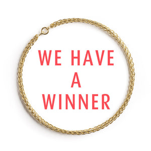 We have a winner for Crochet month giveaway !