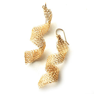 Wire Crochet Dangle Earrings