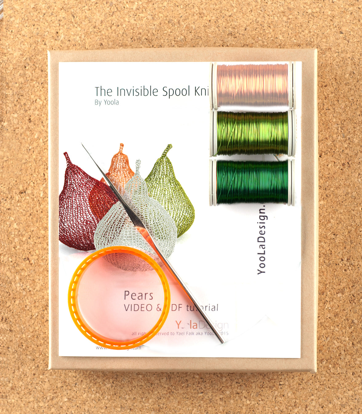 How to wire crochet a Pear - DIY kit