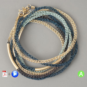 I cord knitting device - wire crochet tool