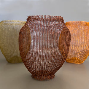 Wire crochet VASE partial pattern