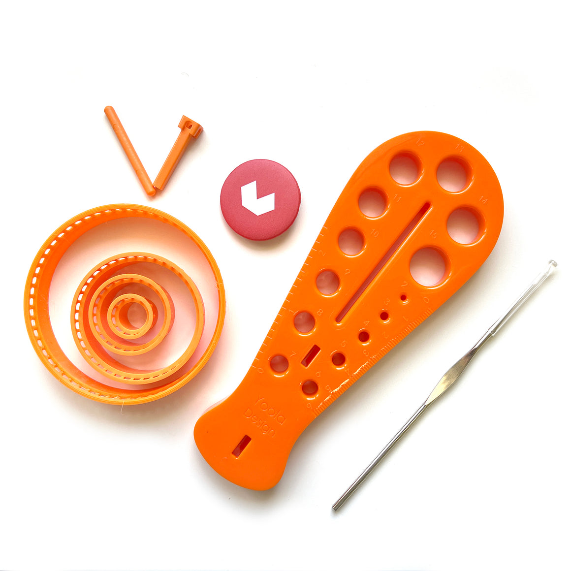 Yoola's Domestika course Kit - Wire crochet tools and supply set