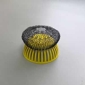 Wire crochet Bud Vase for fresh flowers - Wire crochet home decor kit - Yooladesign