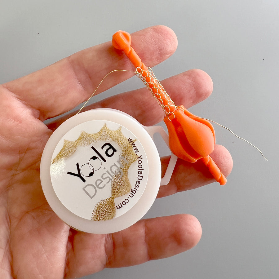 I cord knitting device - wire crochet tool