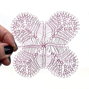 L Flower-Shaped Crochet Loom Tool: Unlock Your Creative Potential and Craft Unique and Eye-Catching Wire Jewelry- YoolaDesign