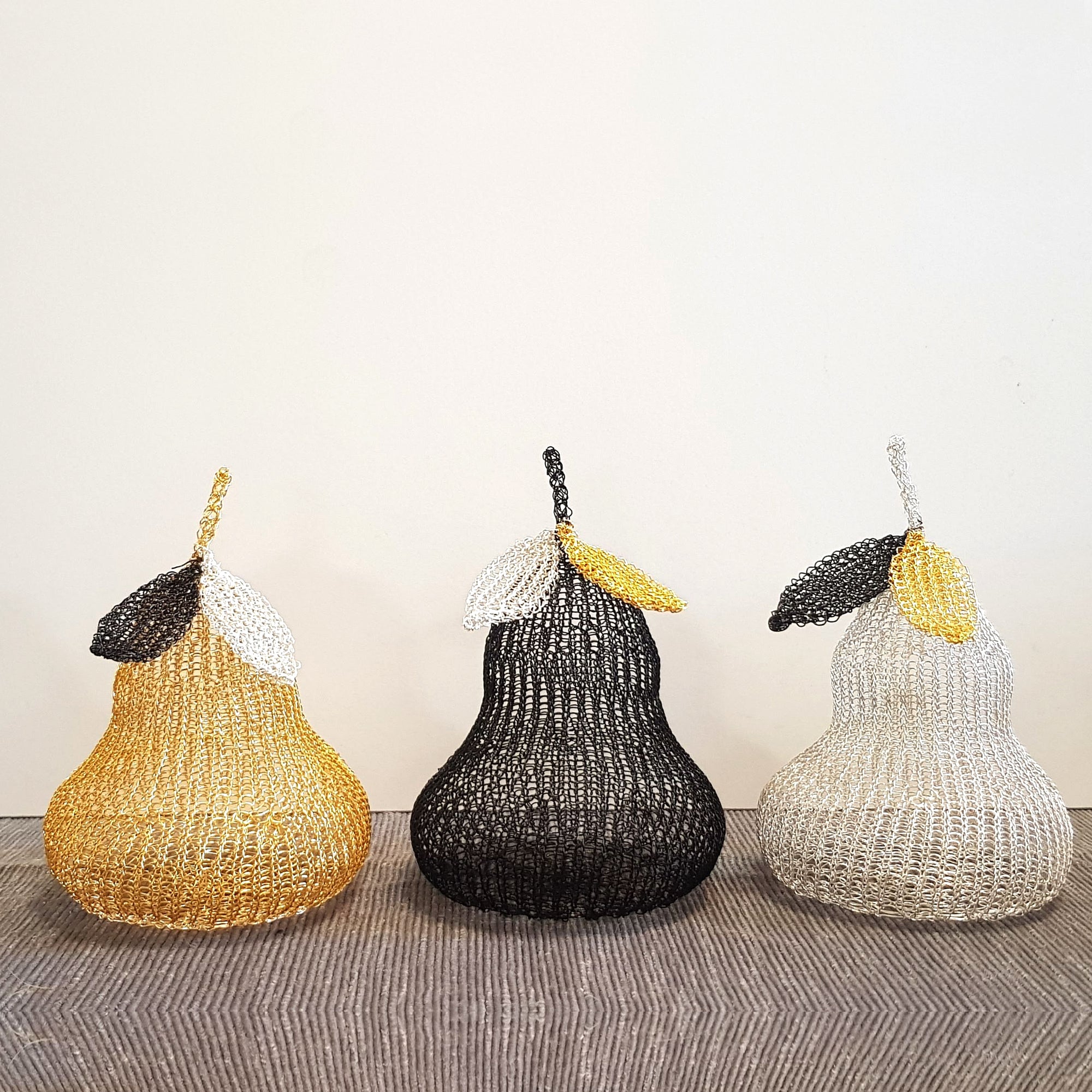 How to wire crochet a Pear - DIY kit