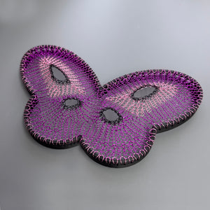 Wire Crochet Butterfly pattern - How to crochet a butterfly - Home decor - yooladesign