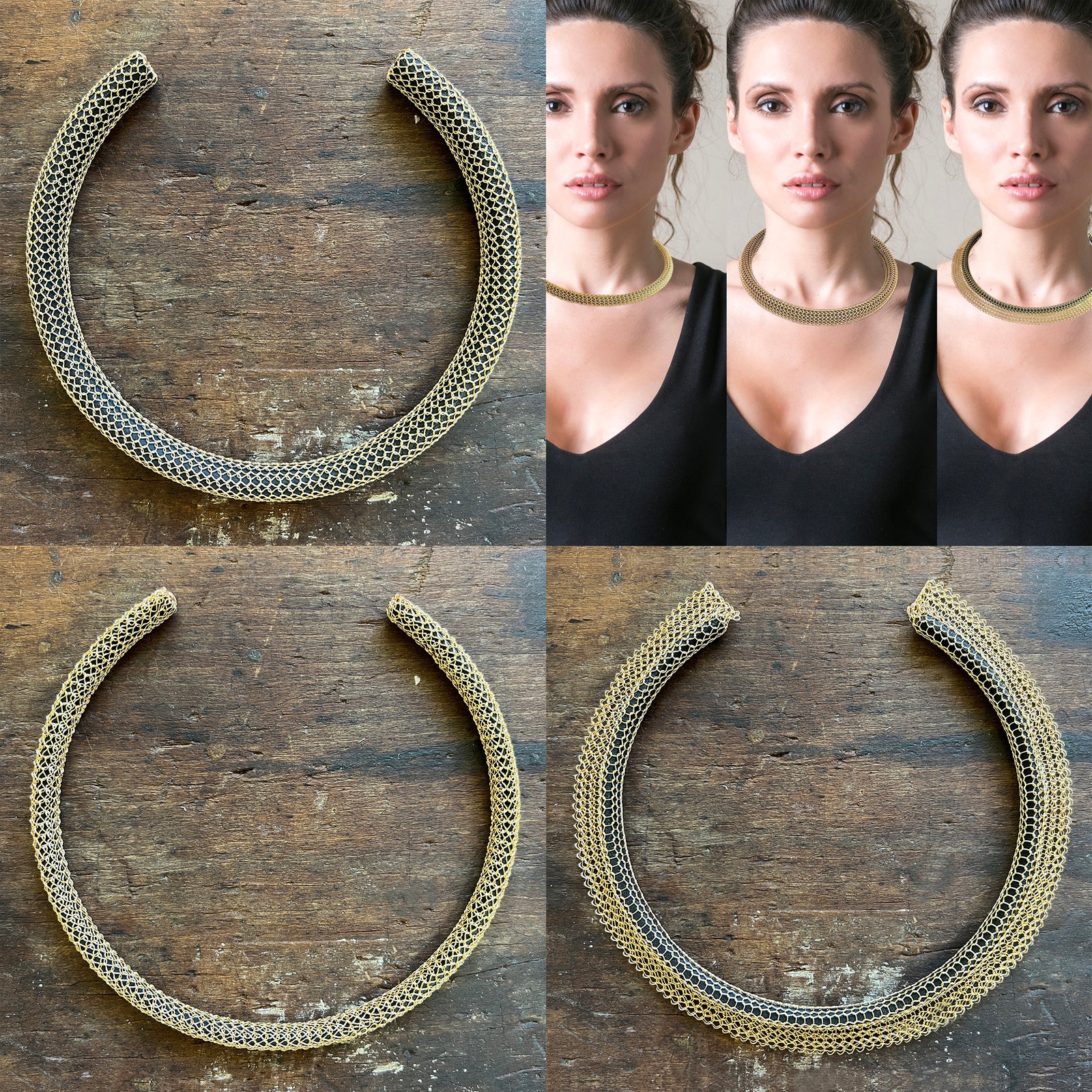 Collana con colletto vuoto