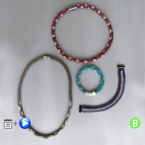 Color Pattern Class - wire crochet Polca Dots and more