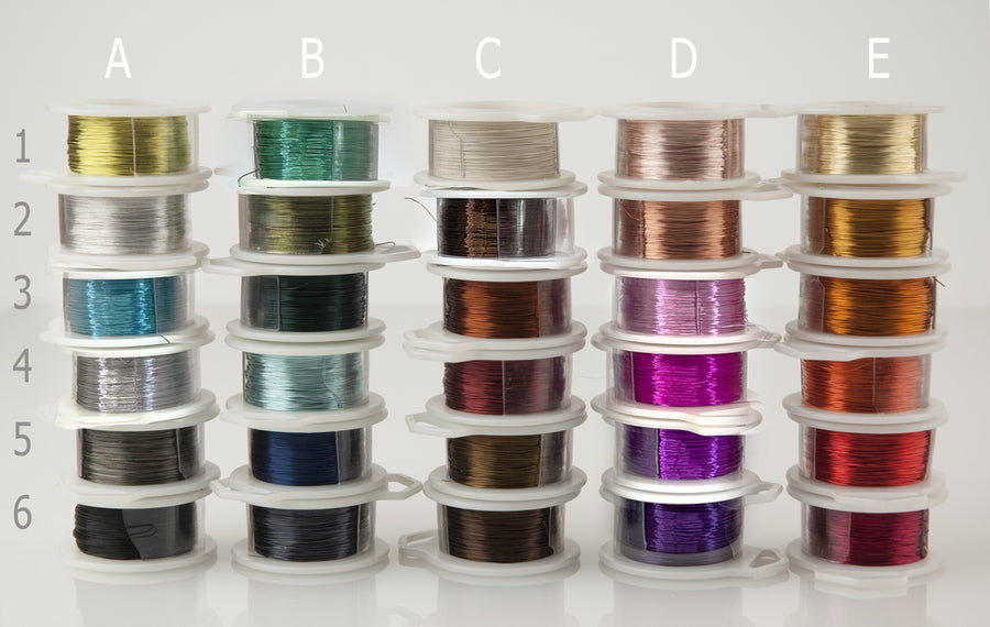 Premium Craft Wire, Pick your jewelry wired colors, Extra long spools 120 feet each - Yooladesign