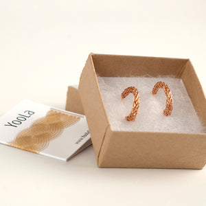 Huggie Earrings - Huggie Hoop Earrings - Gold Huggie Earrings by YoolaDesign