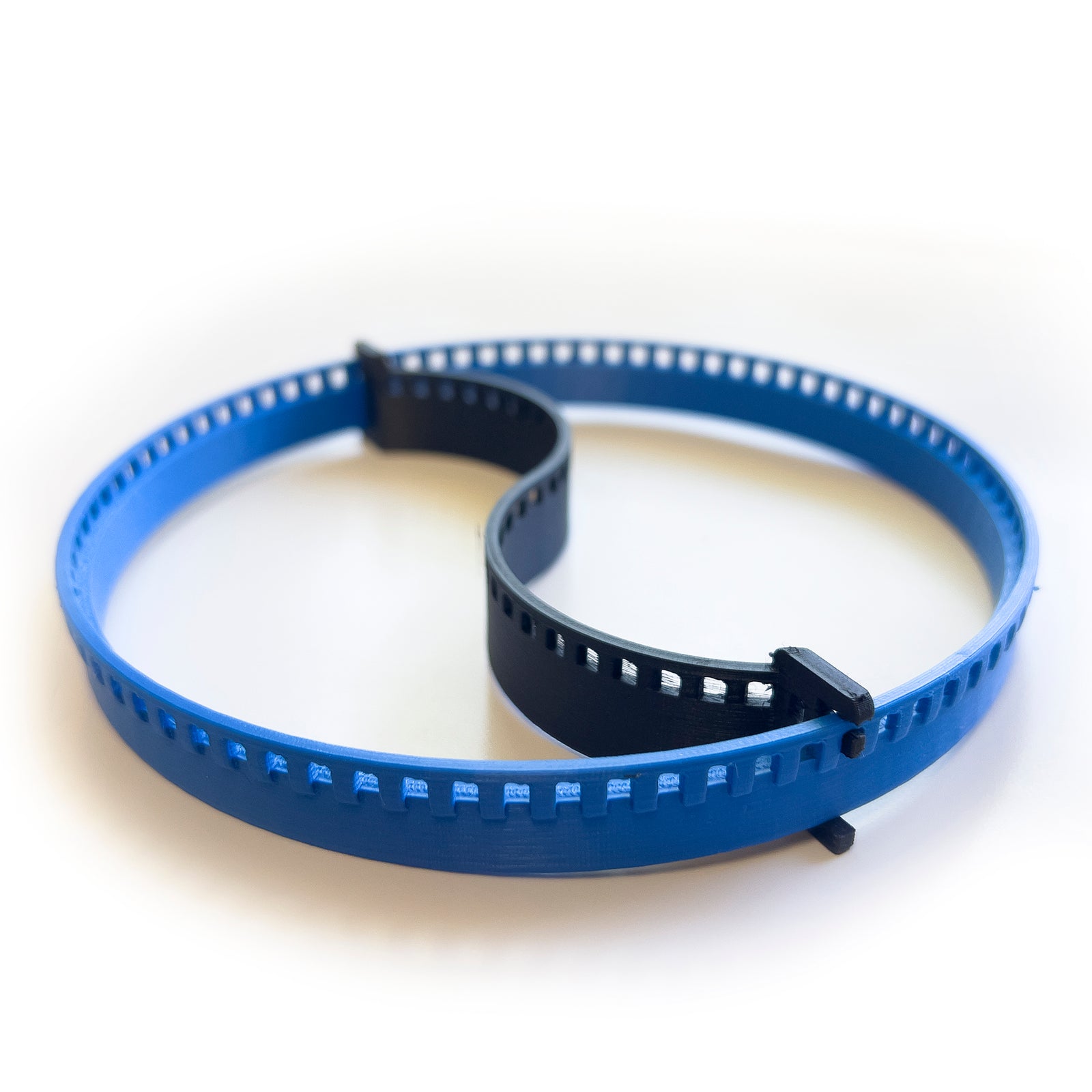 Divisore curvo XXL per telaio - lavora all'uncinetto con filo metallico a forma di paisley o yin-yang