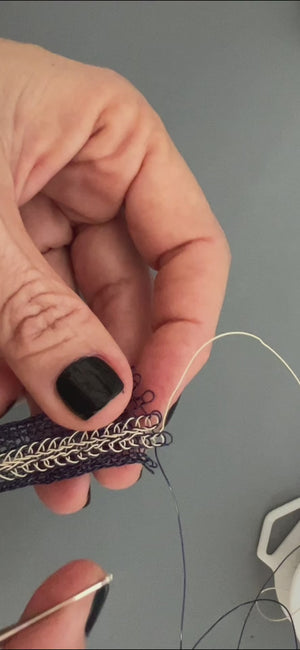 Color Pattern Class - wire crochet Polca Dots and more