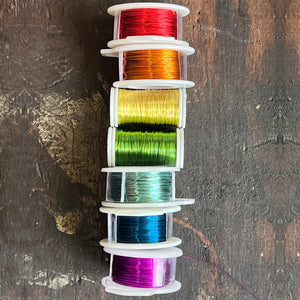 Rainbow colors craft wire pack - great for wire crochet jewelry