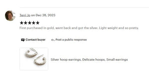 Huggie Earrings - Huggie Hoop Earrings - Gold Huggie Earrings by YoolaDesign