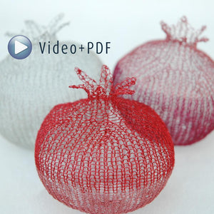 pomegranate wire crochet pattern - Yooladesign