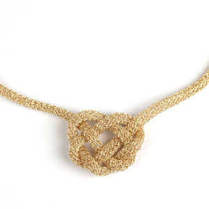 bold Celtic heart knot necklace pattern- Yooladesign