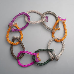 wire crochet chain LINKS pattern - Yooladesign