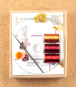 How to wire crochet a volume heart - DIY kit - Yooladesign