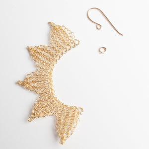 Angel wings earrings Crochet pattern - yooladesign