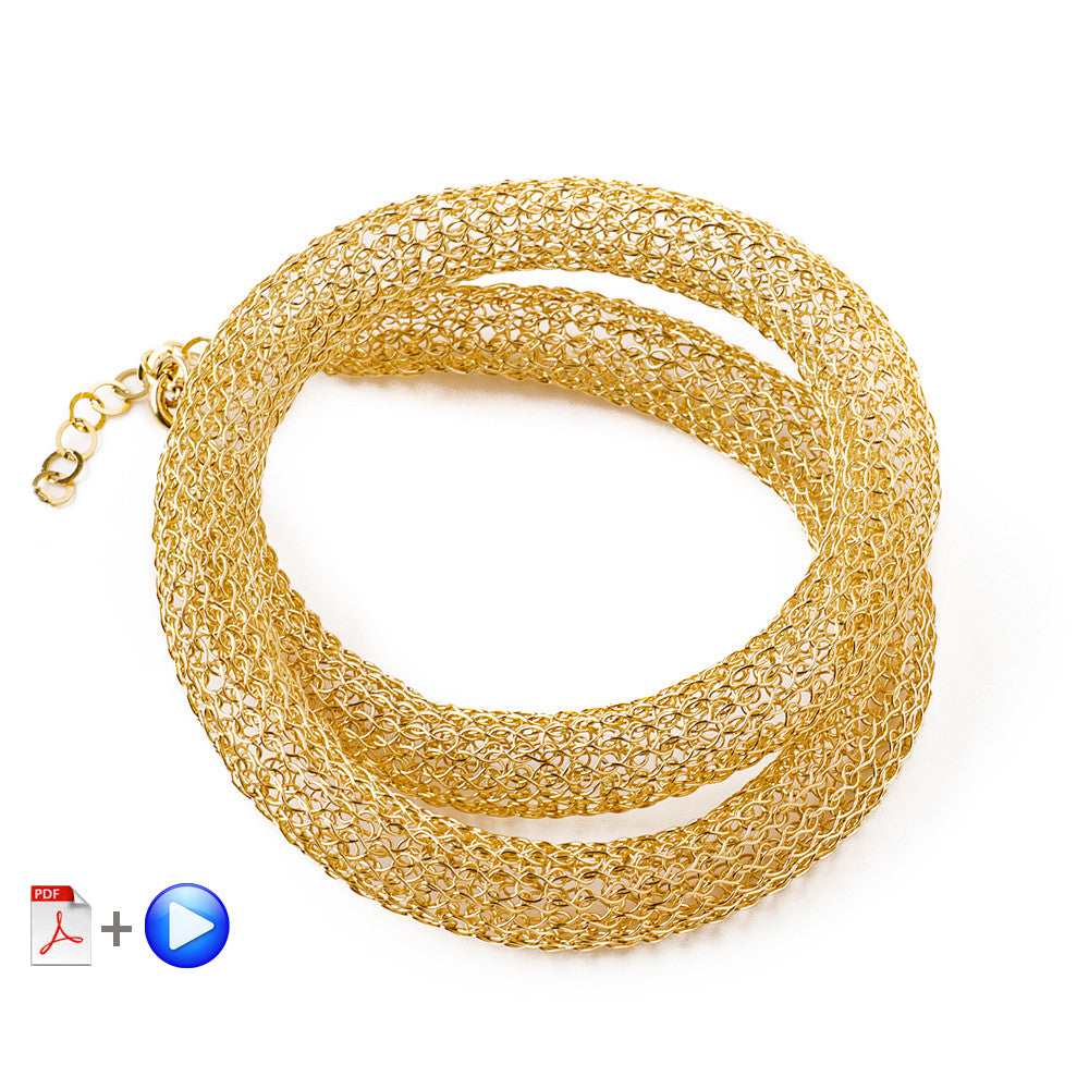 Layering Bracelet - Wire Jewelry pattern - Yooladesign