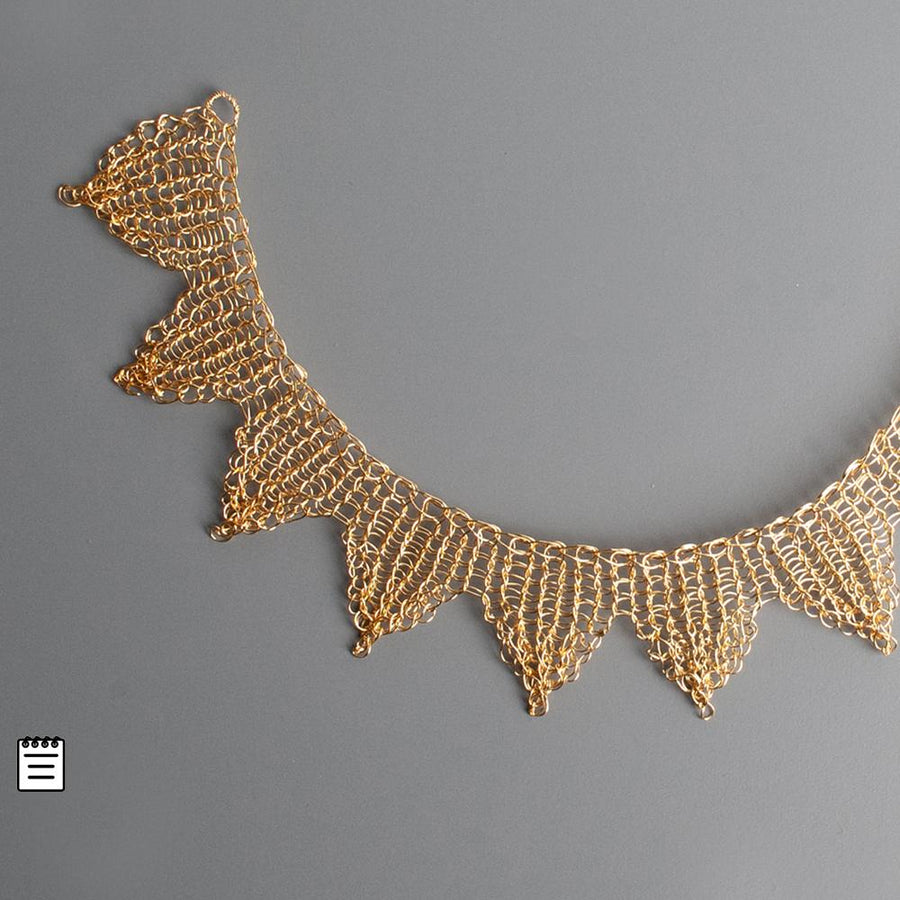 sun necklace crochet pattern - Yooladesign