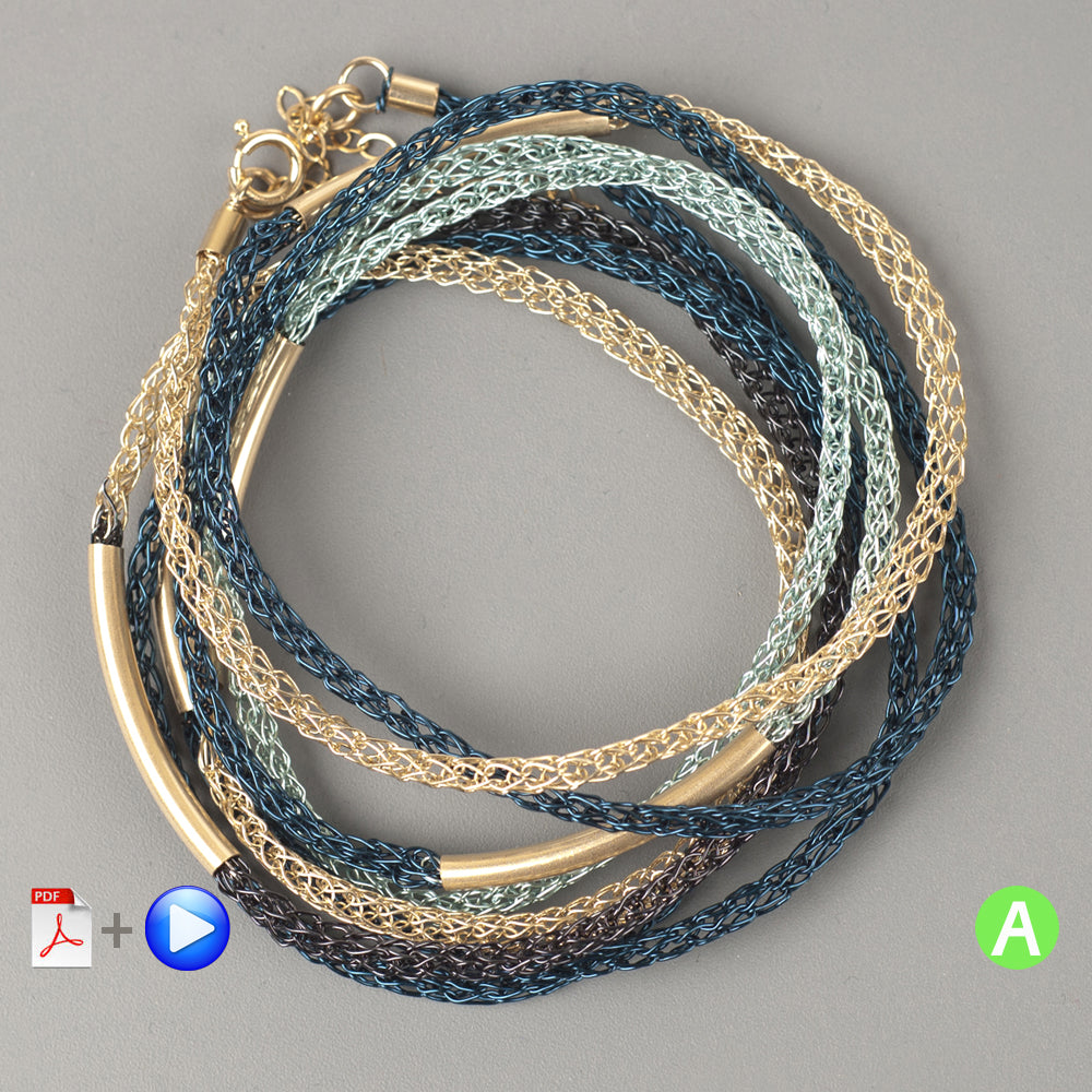 Layering Bracelet - Wire Jewelry pattern - Yooladesign