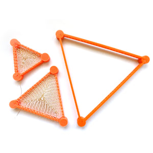 Polygon looms system, Wire crochet jewelry and home decor accessory