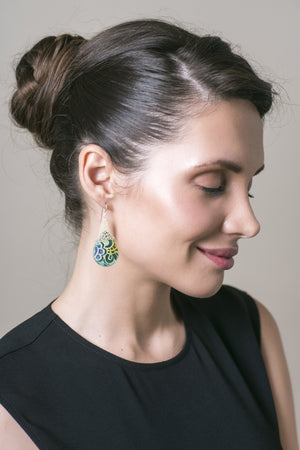 PCA drop earrings pattern - Yooladesign