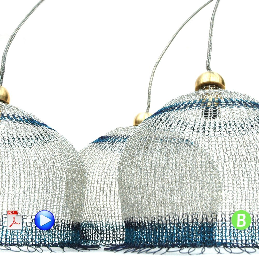 Wire crochet lampshades - learn to DIY pendant lights using wire in th -  Yooladesign