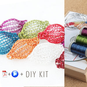 How to wire crochet Pixie beads - DIY kit - Yooladesign