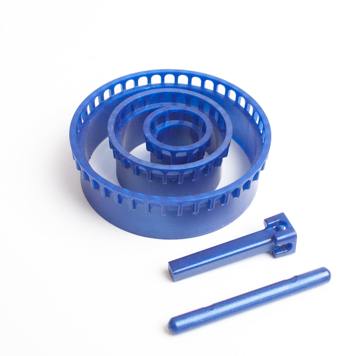 BLUE  Wire crochet looms set, ISK invisible spool knitting starter set , Wire work loom - Yooladesign