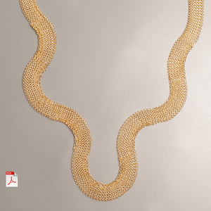 FLOW - long wire crochet necklace tutorial - YoolaDesign