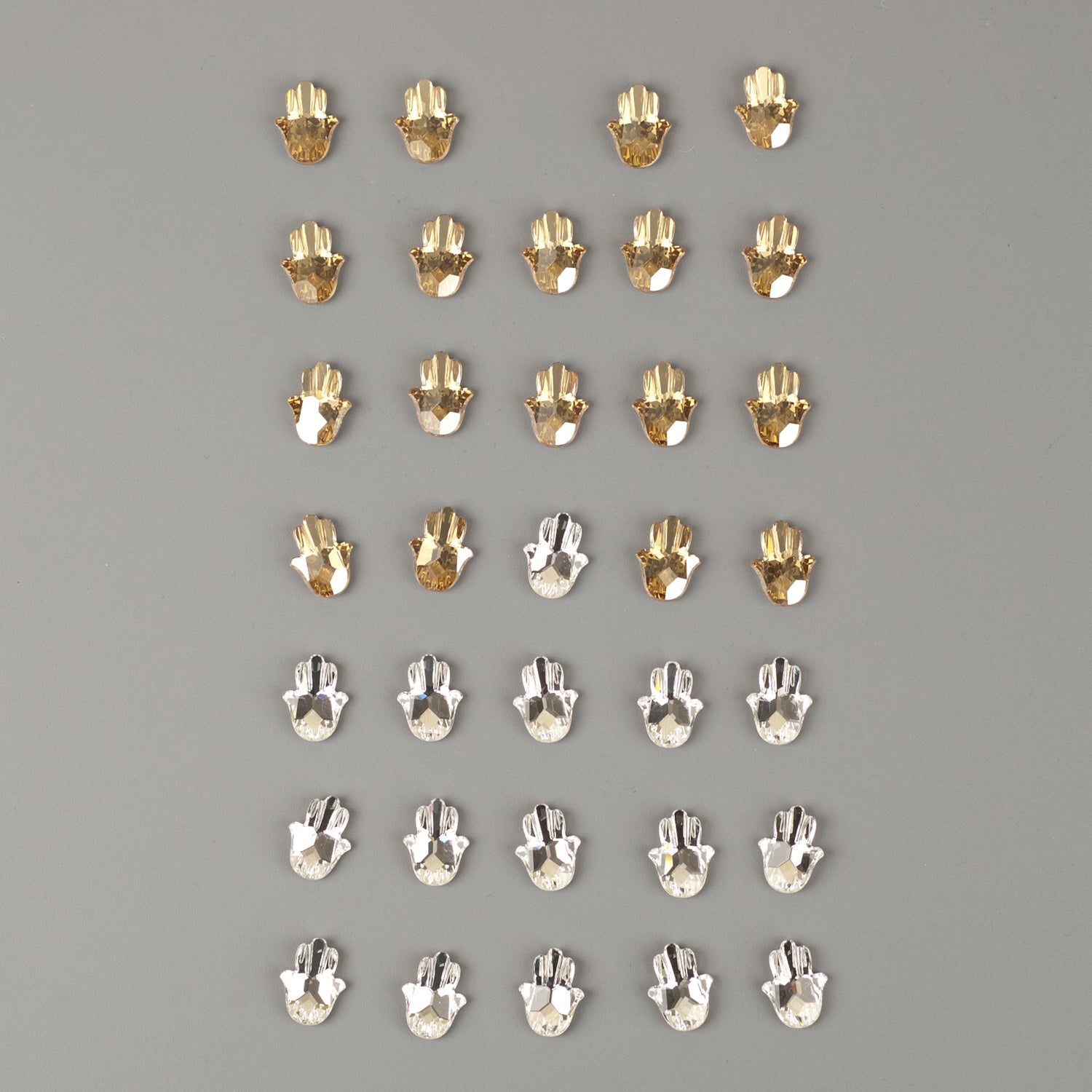 Swarovski 4778 crystal Hamsa Fatima hand - CLEARANCE - Yooladesign