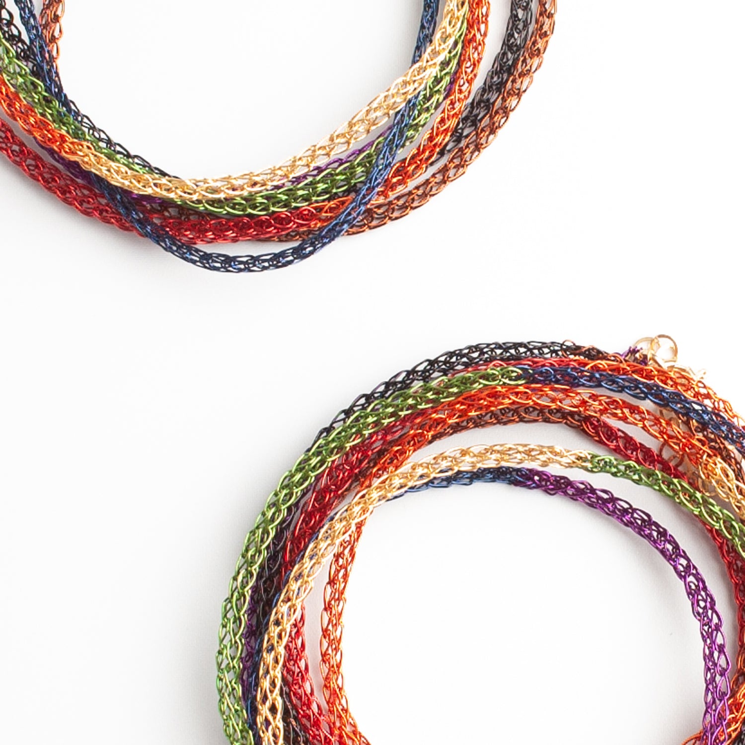 rainbow layered bracelet - yooladesign