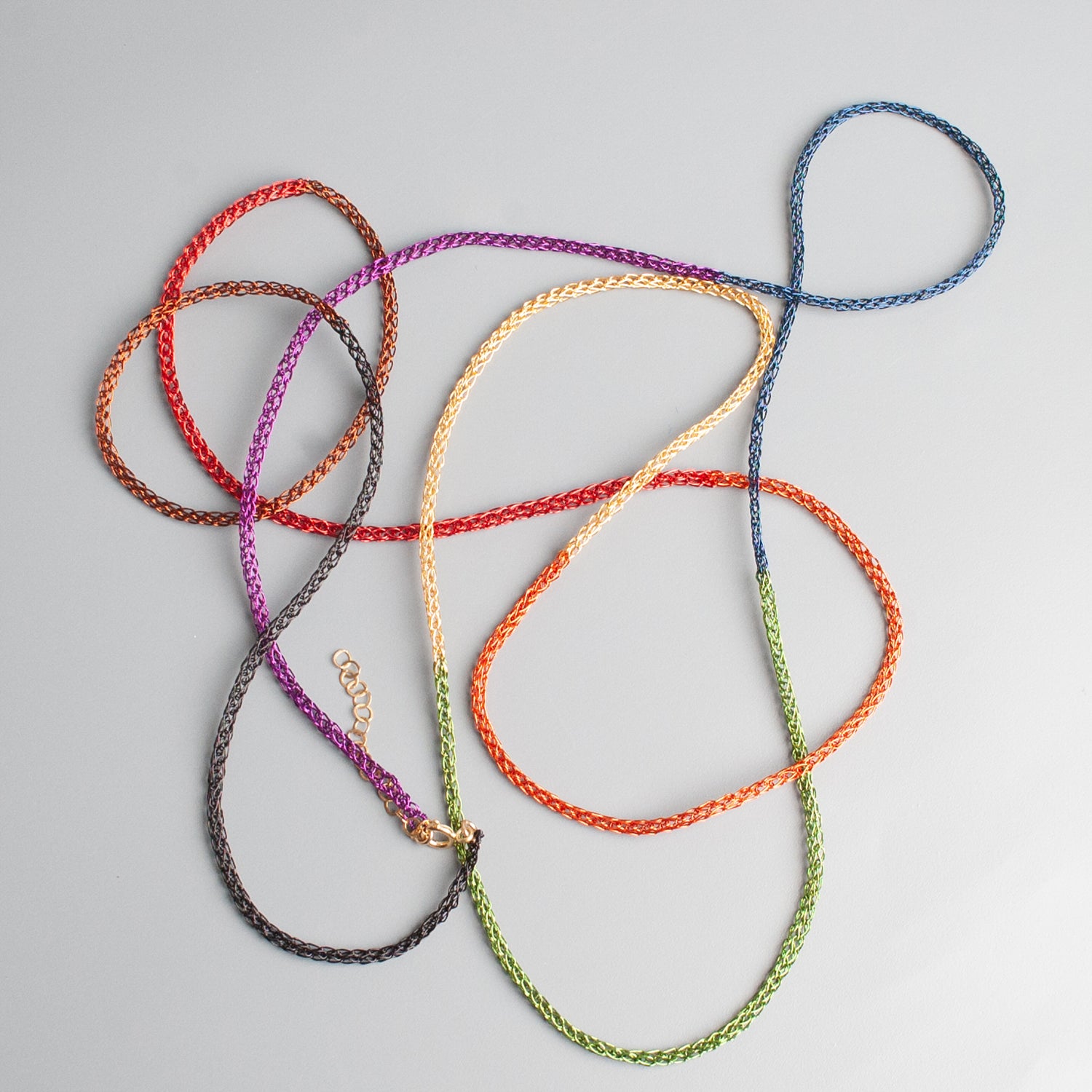 rainbow layered bracelet - yooladesign
