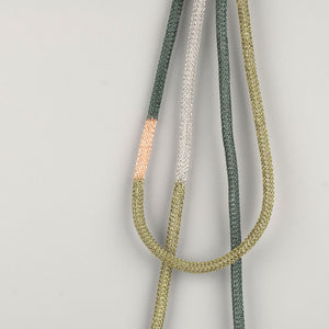 Long Statement Necklace , OLIVE and Green - Yooladesign
