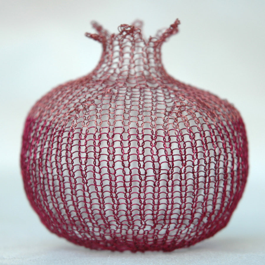 Home Deco Pomegranates (L), Handmade Wire Crochet Home Accents - Yooladesign